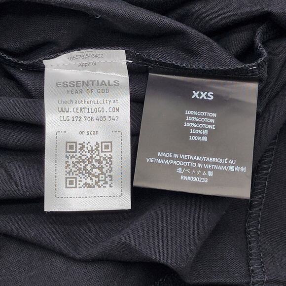 Fear of God Essentials Oversized Crewneck T-Shirt in Black - NWT - Picture 5 of 11